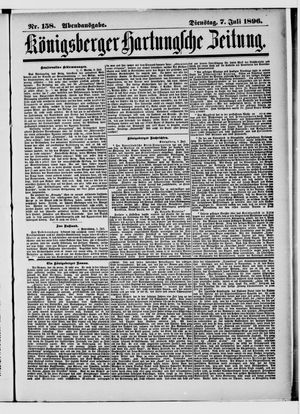 Königsberger Hartungsche Zeitung vom 07.07.1896