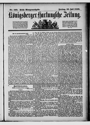 Königsberger Hartungsche Zeitung vom 10.07.1896