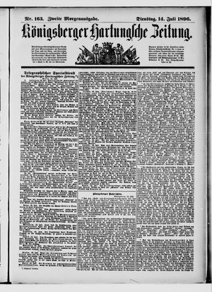 Königsberger Hartungsche Zeitung vom 14.07.1896