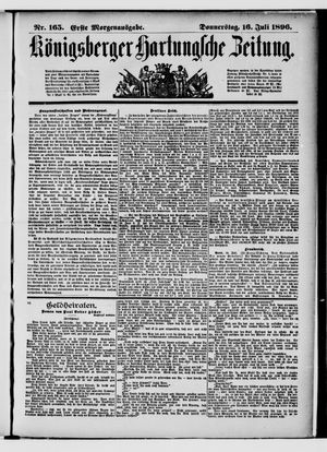 Königsberger Hartungsche Zeitung vom 16.07.1896