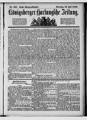 Königsberger Hartungsche Zeitung vom 19.07.1896