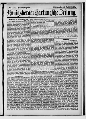 Königsberger Hartungsche Zeitung vom 22.07.1896