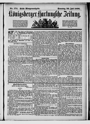 Königsberger Hartungsche Zeitung vom 26.07.1896