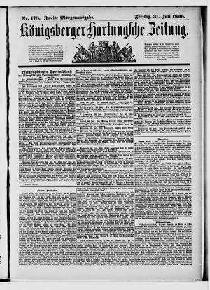 Königsberger Hartungsche Zeitung vom 31.07.1896
