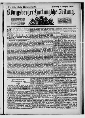 Königsberger Hartungsche Zeitung on Aug 2, 1896