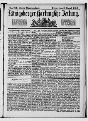 Königsberger Hartungsche Zeitung vom 06.08.1896