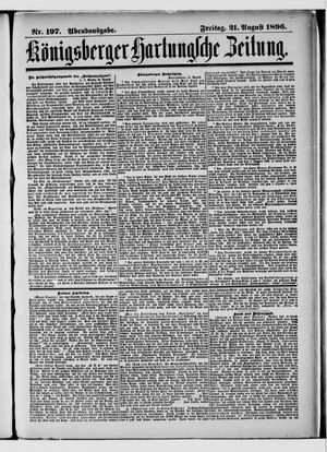 Königsberger Hartungsche Zeitung vom 21.08.1896