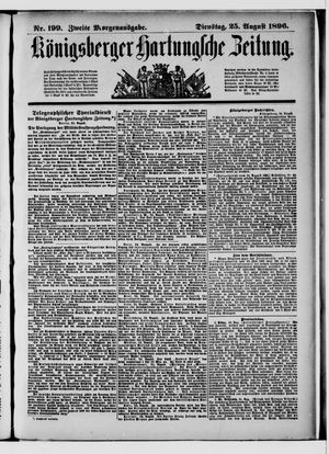 Königsberger Hartungsche Zeitung vom 25.08.1896
