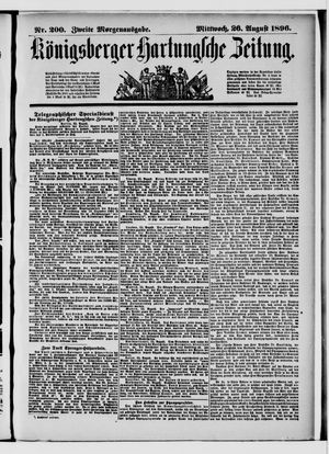 Königsberger Hartungsche Zeitung on Aug 26, 1896