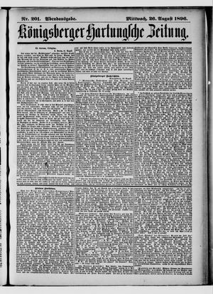 Königsberger Hartungsche Zeitung on Aug 26, 1896