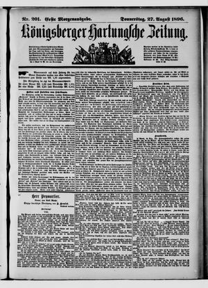 Königsberger Hartungsche Zeitung on Aug 27, 1896