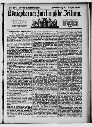 Königsberger Hartungsche Zeitung on Aug 27, 1896