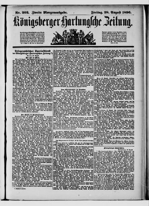 Königsberger Hartungsche Zeitung on Aug 28, 1896