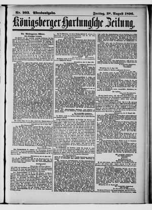 Königsberger Hartungsche Zeitung on Aug 28, 1896