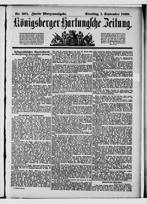 Königsberger Hartungsche Zeitung vom 01.09.1896