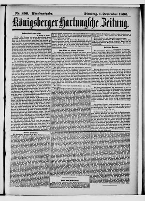 Königsberger Hartungsche Zeitung vom 01.09.1896