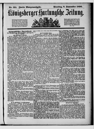 Königsberger Hartungsche Zeitung vom 08.09.1896