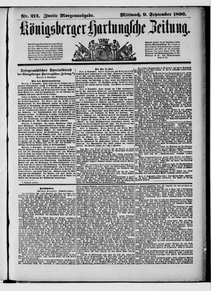 Königsberger Hartungsche Zeitung vom 09.09.1896