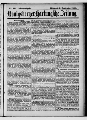 Königsberger Hartungsche Zeitung vom 09.09.1896