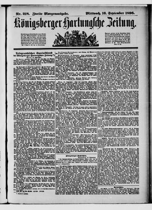 Königsberger Hartungsche Zeitung vom 16.09.1896