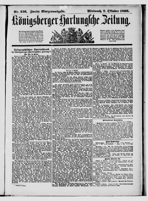 Königsberger Hartungsche Zeitung vom 07.10.1896