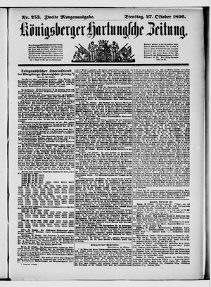 Königsberger Hartungsche Zeitung vom 27.10.1896