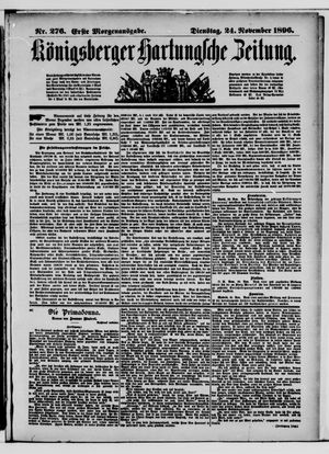 Königsberger Hartungsche Zeitung vom 24.11.1896