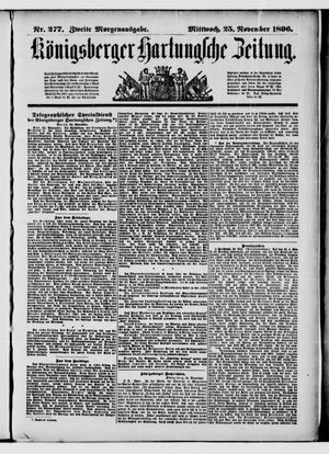 Königsberger Hartungsche Zeitung vom 25.11.1896