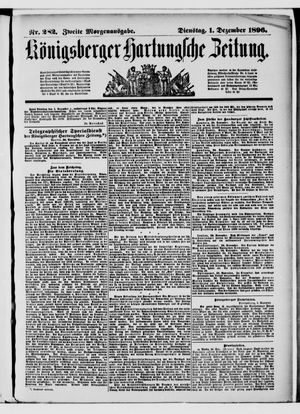 Königsberger Hartungsche Zeitung vom 01.12.1896