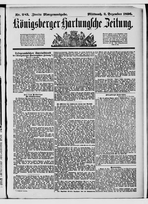 Königsberger Hartungsche Zeitung vom 02.12.1896
