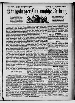 Königsberger Hartungsche Zeitung vom 04.12.1896