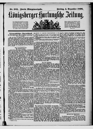Königsberger Hartungsche Zeitung vom 04.12.1896