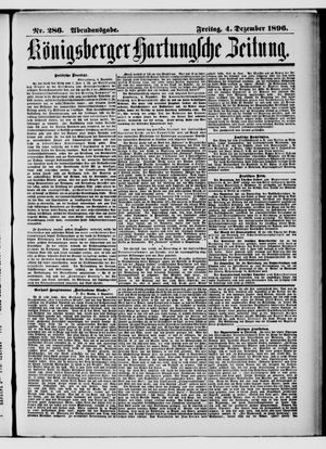 Königsberger Hartungsche Zeitung vom 04.12.1896
