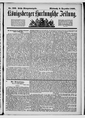 Königsberger Hartungsche Zeitung vom 09.12.1896