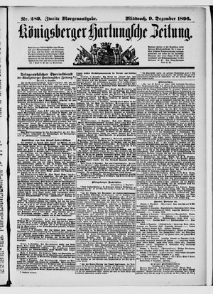 Königsberger Hartungsche Zeitung vom 09.12.1896