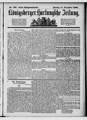 Königsberger Hartungsche Zeitung vom 11.12.1896