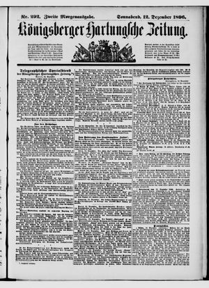 Königsberger Hartungsche Zeitung vom 12.12.1896