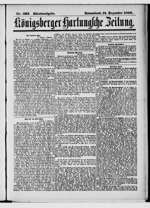 Königsberger Hartungsche Zeitung vom 12.12.1896