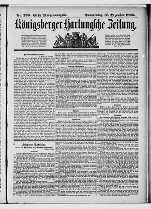 Königsberger Hartungsche Zeitung on Dec 17, 1896