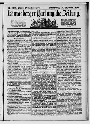Königsberger Hartungsche Zeitung on Dec 17, 1896