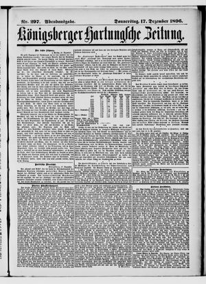 Königsberger Hartungsche Zeitung on Dec 17, 1896