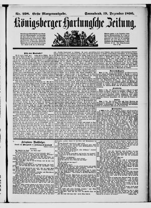 Königsberger Hartungsche Zeitung vom 19.12.1896