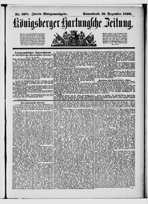 Königsberger Hartungsche Zeitung vom 19.12.1896