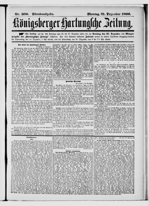 Königsberger Hartungsche Zeitung vom 21.12.1896