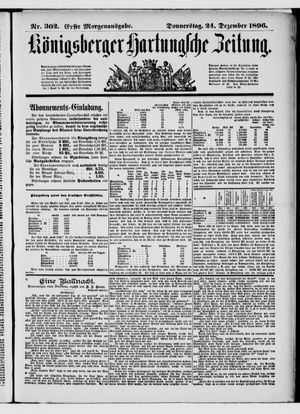 Königsberger Hartungsche Zeitung on Dec 24, 1896