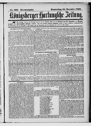 Königsberger Hartungsche Zeitung on Dec 24, 1896