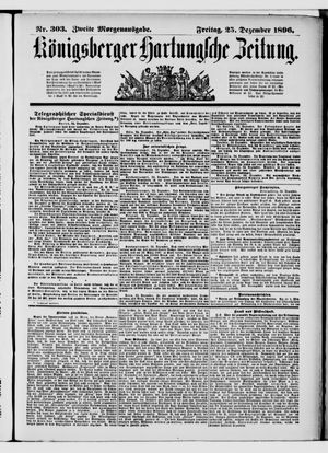 Königsberger Hartungsche Zeitung vom 25.12.1896