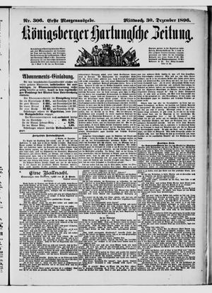 Königsberger Hartungsche Zeitung vom 30.12.1896