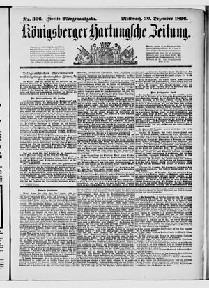 Königsberger Hartungsche Zeitung vom 30.12.1896