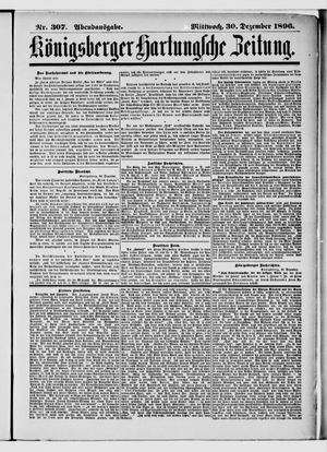 Königsberger Hartungsche Zeitung vom 30.12.1896